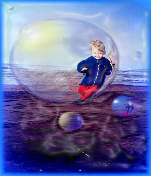 Adorable Karla Archer-Hizsak at the San Francisco Ocean Beach is our August March Mom's Logo!